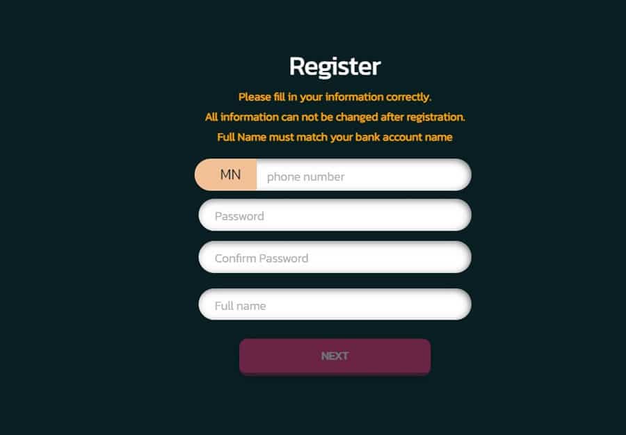 How to register Kagame account